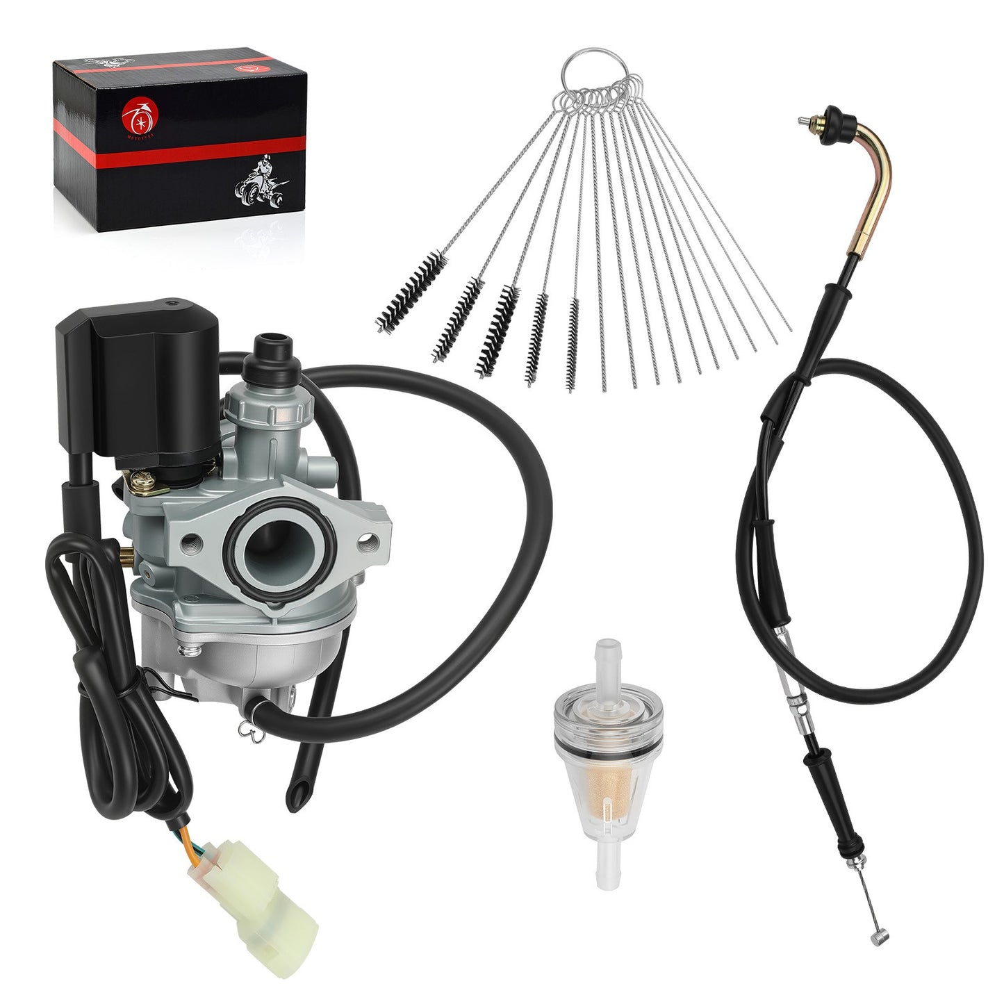 Carburetor & Throttle Cable for Kawasaki KFX 50 (2007–2024)