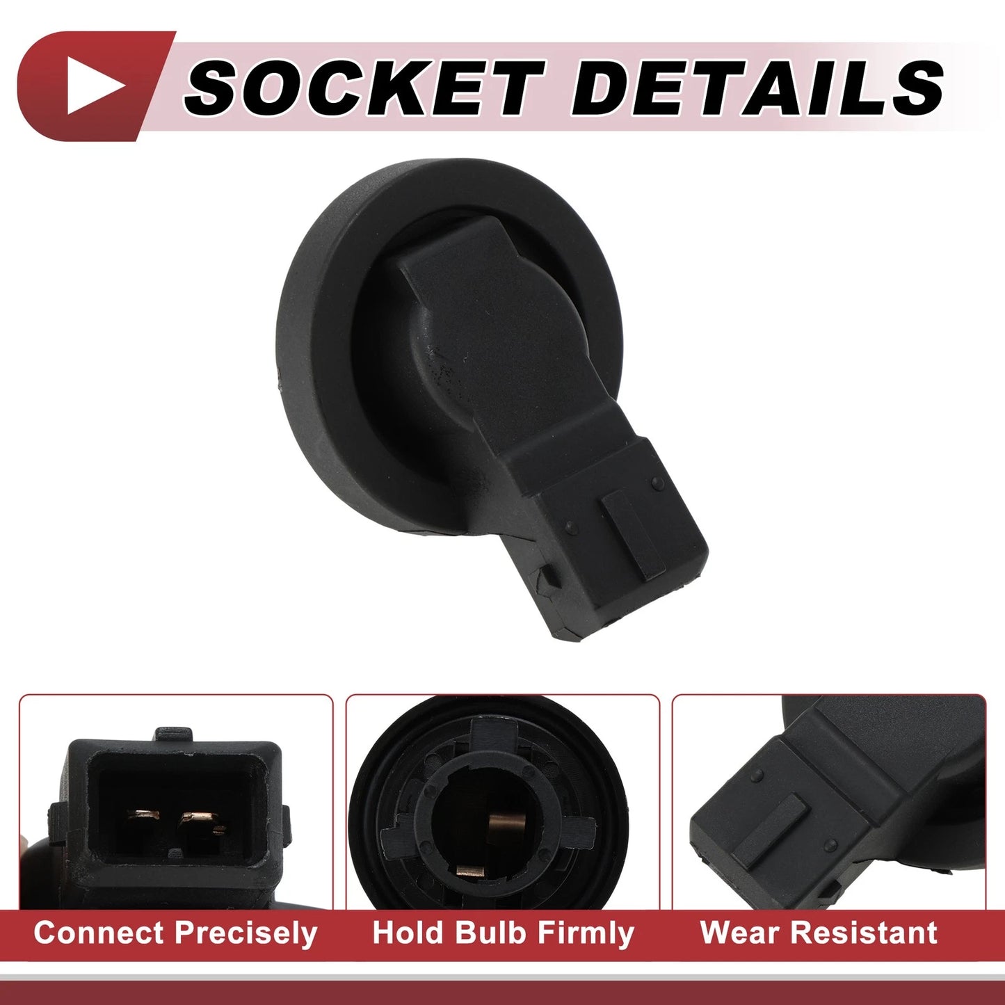 1 Pc Indicator Light Socket for Renault Trucks Kerax 300 (1997–2005) No.5001834564