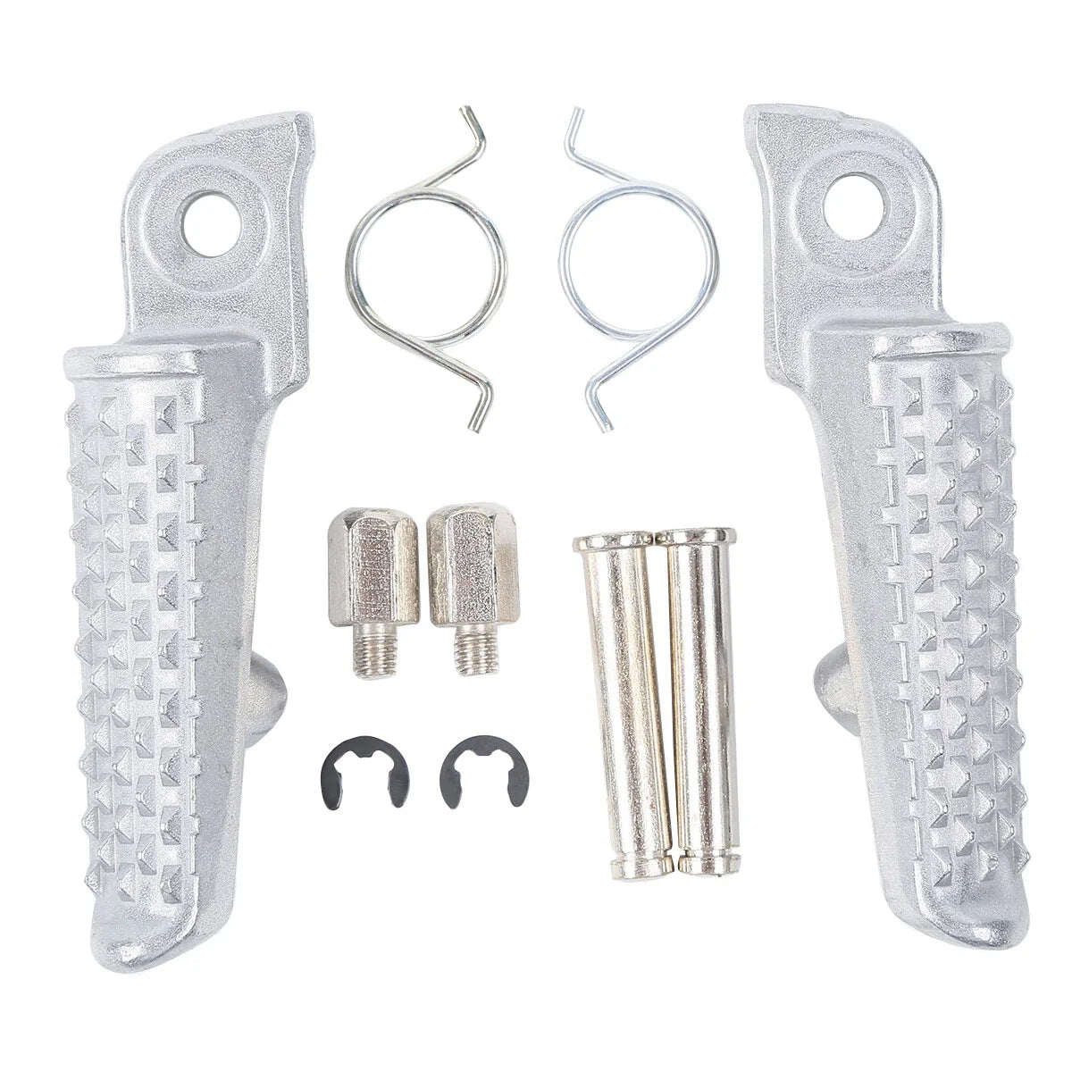 Silver Front Foot Pegs for Honda CBR600RR (2003-2006)