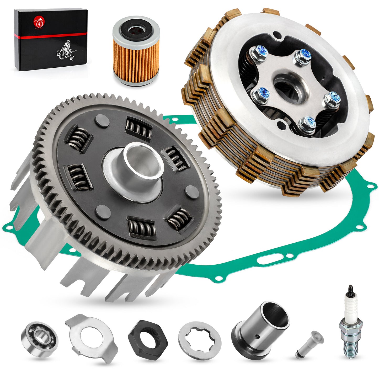 Clutch Assembly Kit for Yamaha Warrior Raptor 350 (1987–2013)