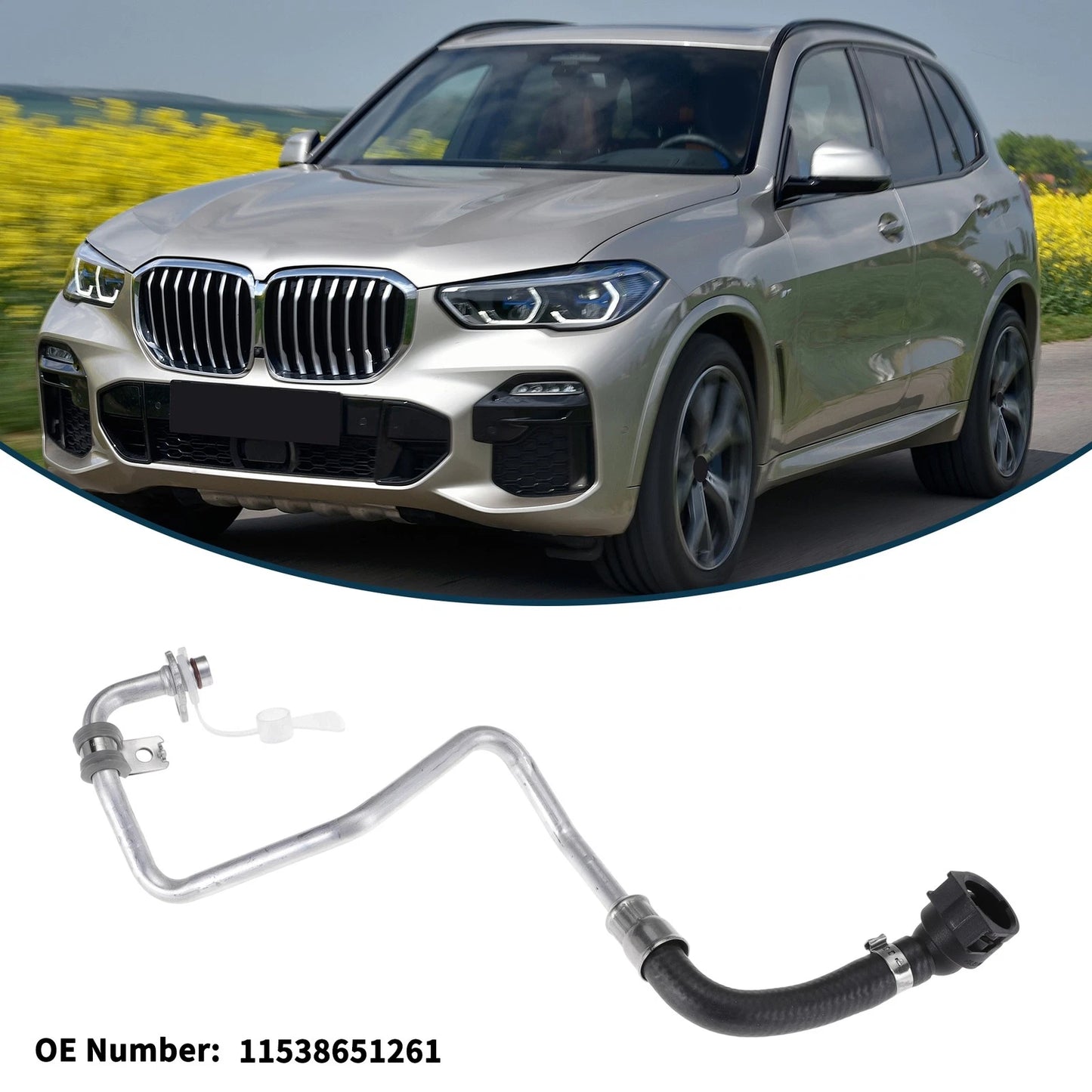Radiator Hose for BMW 3 Series (G20 G28) (2019–2022) No. 11538651261