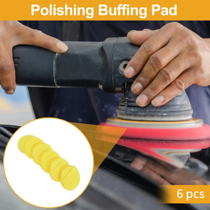 Set of 6 Polishing Buffing Pads for Auto (Universal)