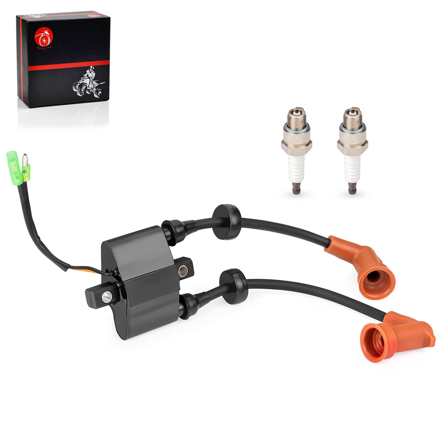 Ignition Coil with Spark Plug for Yamaha F15 F20 F25 T25 (2006–2017)