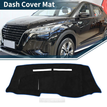 Dashboard Cover Mat for Nissan Note E12 / HE12 / NE12 (2012–2020) Black Blue