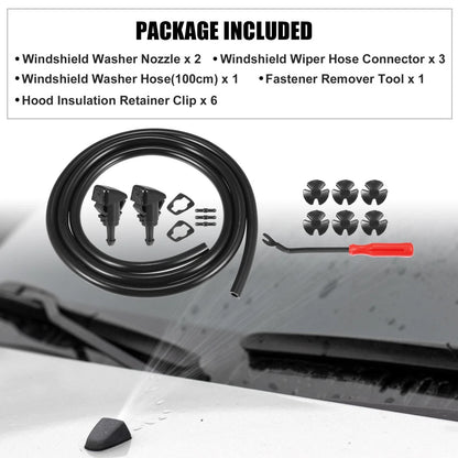 15 x Front Windshield Washer Nozzles for Dodge Caliber (2007-2012)