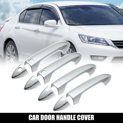 Car Door Handle Cover Trims for Honda Accord (2018-2023) - Keyless Hole, Silver