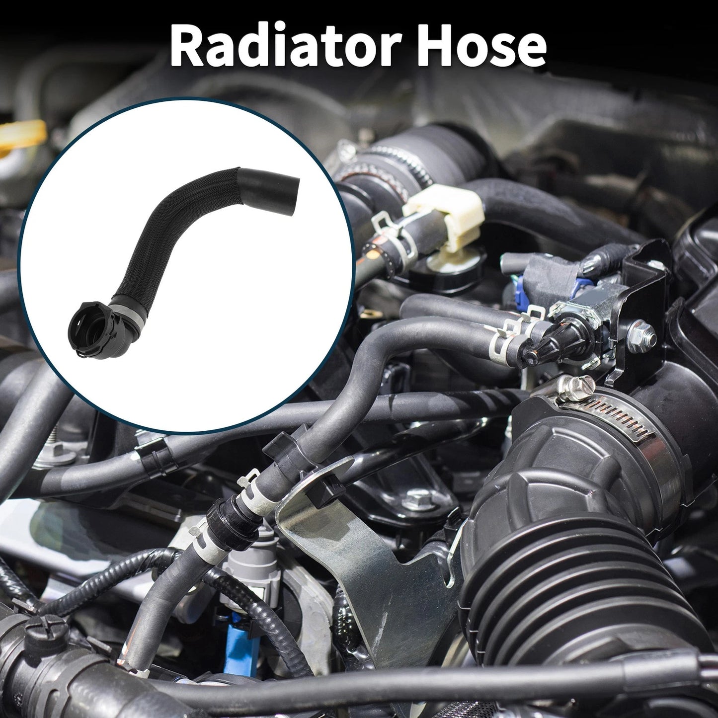 Radiator Hose for BMW Mini Cooper (2020–2023) No. 17128658481 Rubber