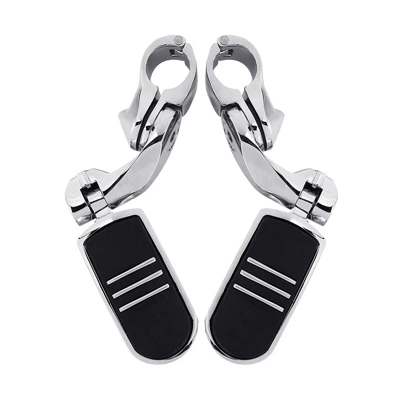 32mm 1.25in Chrome Foot Pegs for Harley