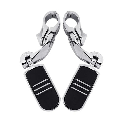 32mm 1.25in Chrome Foot Pegs for Harley