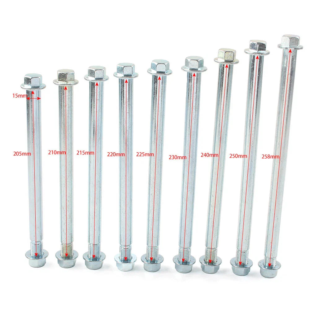 210mm Front Rear Wheel Hub M15 Axle Shaft for 110cc 125cc Dirt Bike