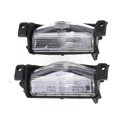2 x License Plate Light Bumper Lamp Cover for Mazda 3 (2009–2013)