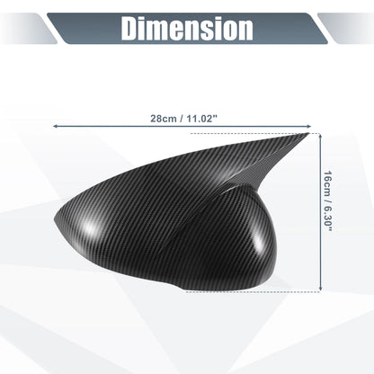 Pair Rearview Mirror Cover Overlay for Kia K5 (2021–2023) - Carbon Fiber