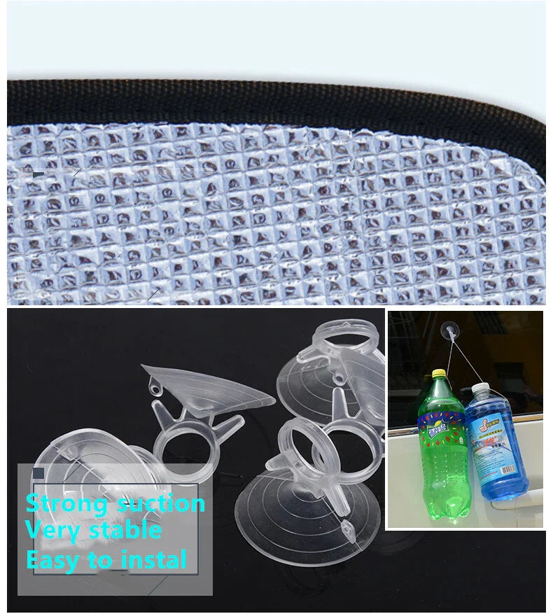 Front + Rear + Side Sun Visor Privacy Light Shade Shield for Tesla Model S