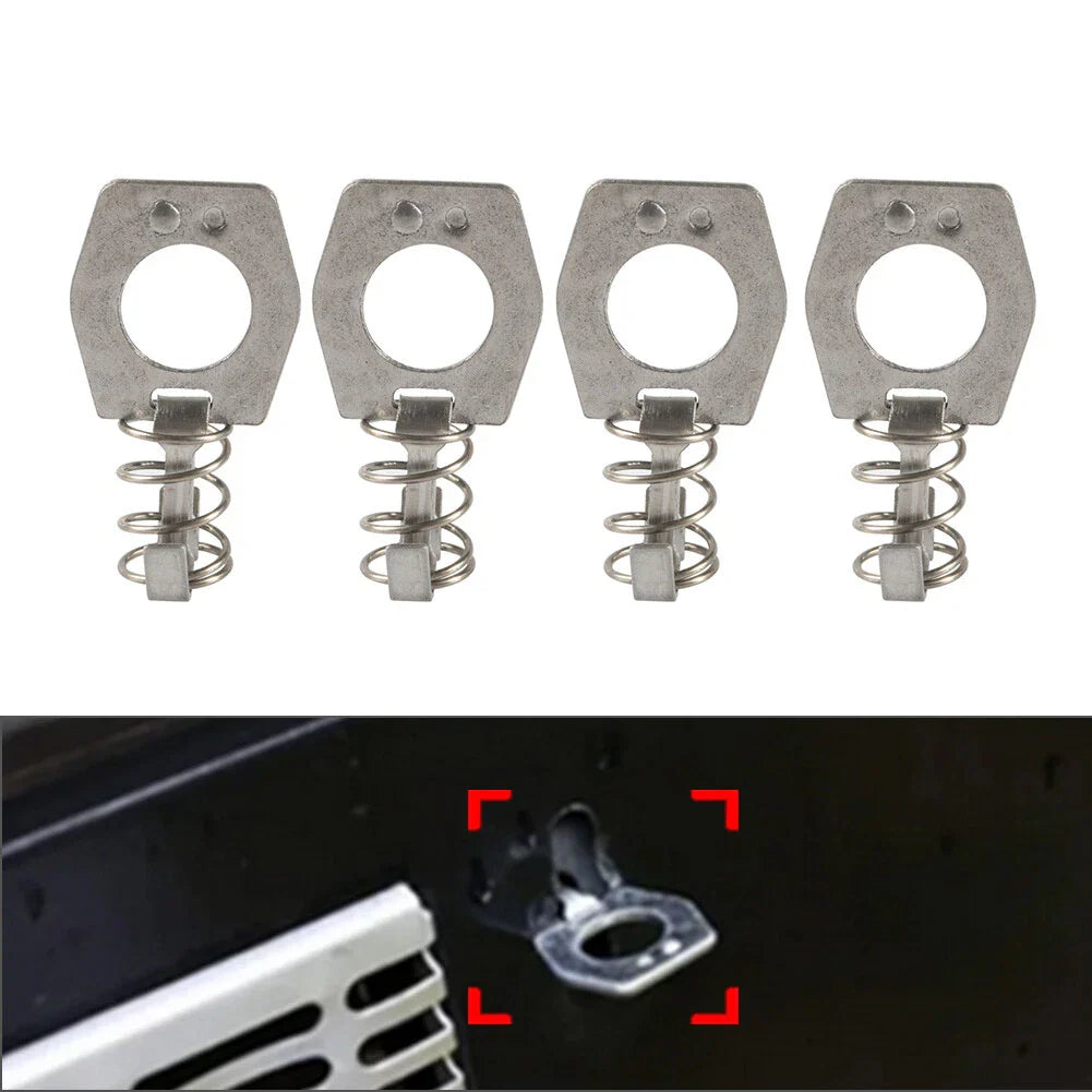 Camper Door Latch Lock Fastener & Water Heater Cover for RV Trailer