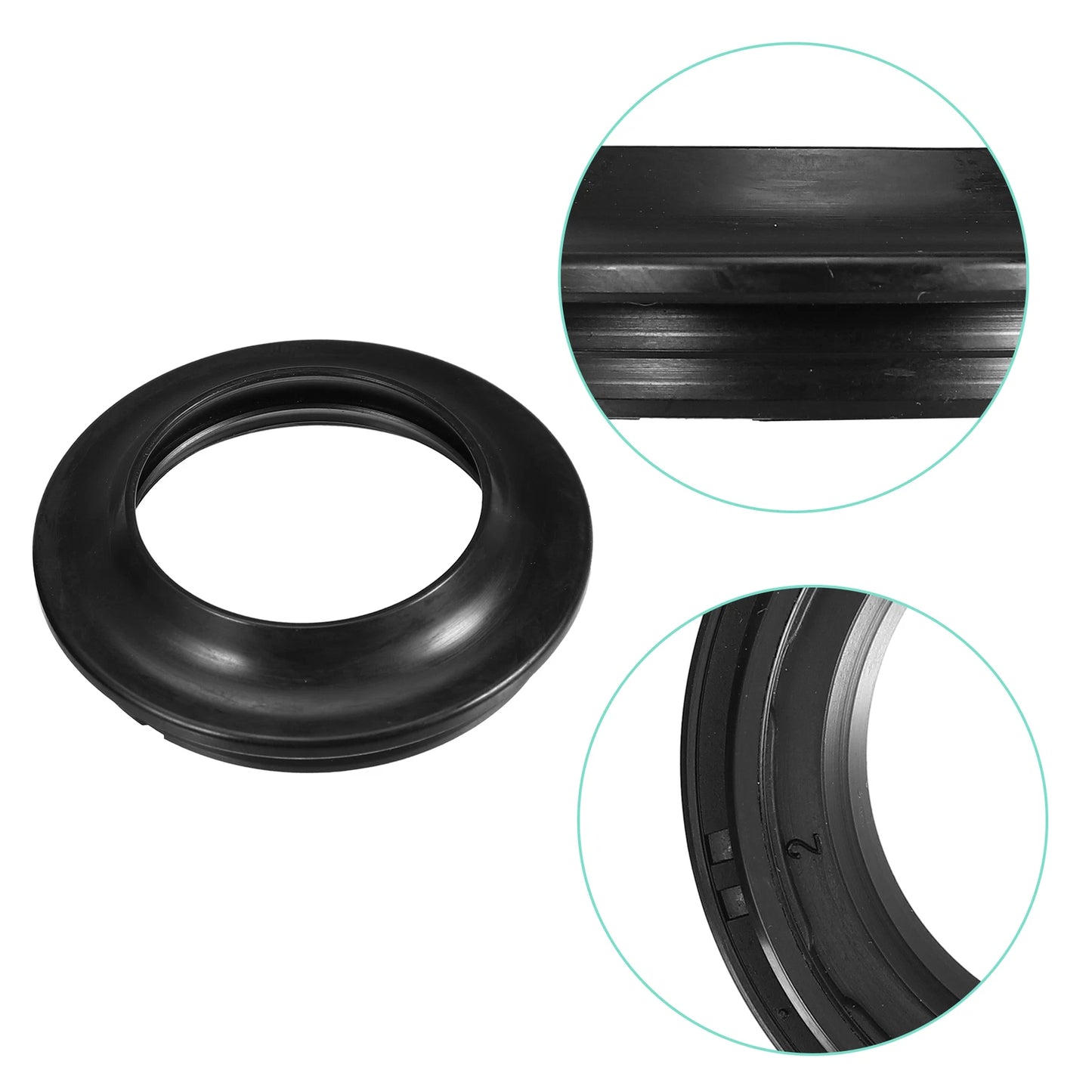 Set of 2 Fork Shock Oil Seal Dust Seal for Kawasaki EX250 (2008–2012)