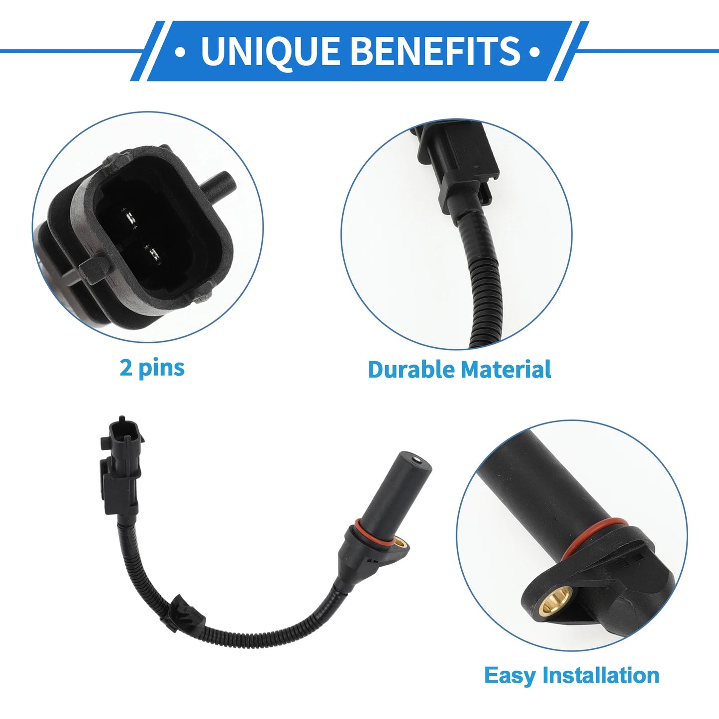 Crankshaft Position Sensor for Hyundai Veloster 1.6 GDI (2011–2017) No. 39180-2B100