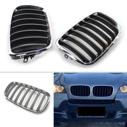 Chrome Grille for BMW X5 X6 E70 E71 (2008–2013)