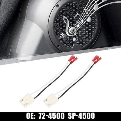 2X Speaker Connector Harness Adapter 72-4500 for Chevrolet K2500 (1988–1994)