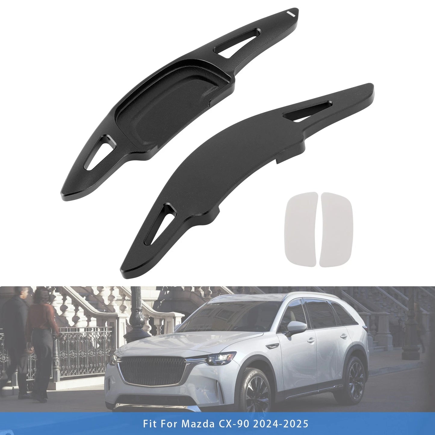 Shift Paddles for Mazda 3 CX-30 (2020–2023) Aluminum Black