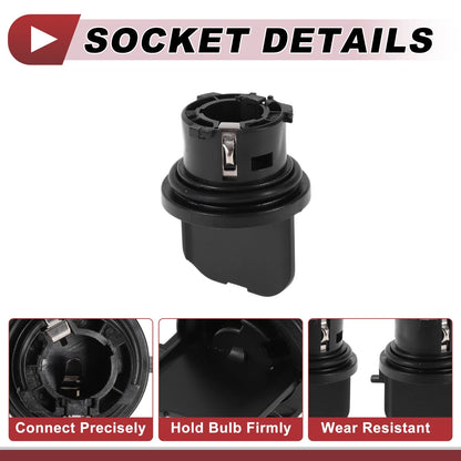 2pcs Front Indicator Light Socket for Vauxhall Corsa C (2001–2006) No. 9200405