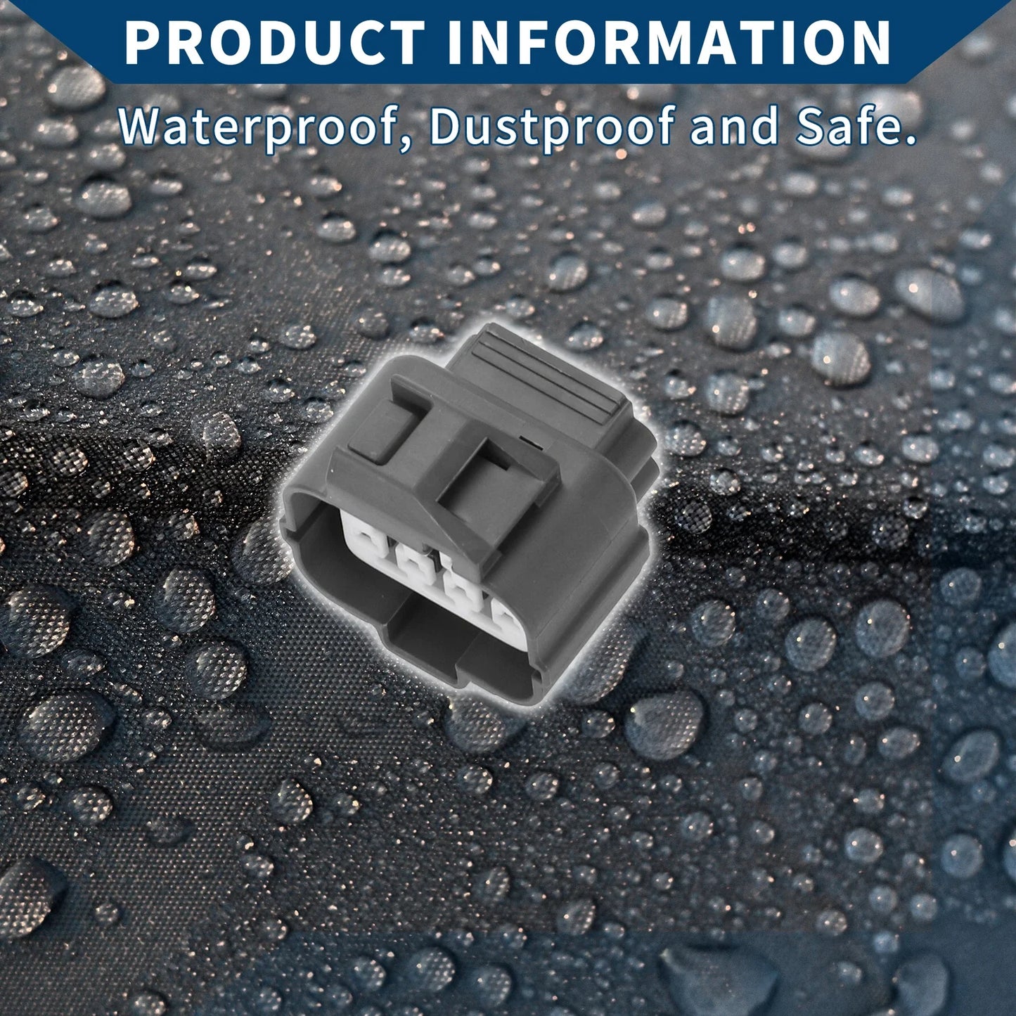 8 Pin Auto Waterproof Sensor Connector Plug for Honda - 1 Set ()