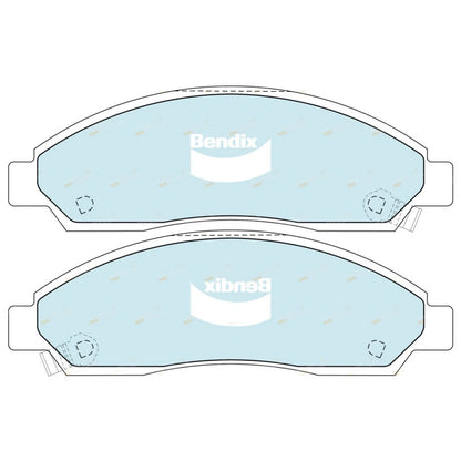 4WD Front Disc Brake Pads Set for Isuzu D-Max (2008-2020)