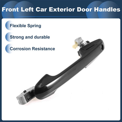 Front Left Door Handle No. 72180SDET01 for Honda Accord (2003–2007) Black
