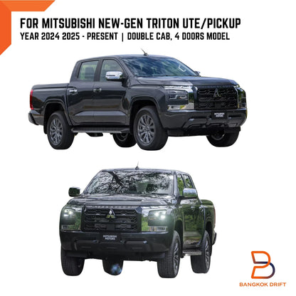 7" Matte Black Fender Flare Arch for Mitsubishi Triton Ute MV (2024-2025)