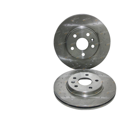 2 Front Drilled Slotted Brake Rotors for Cruze (2009–2012)