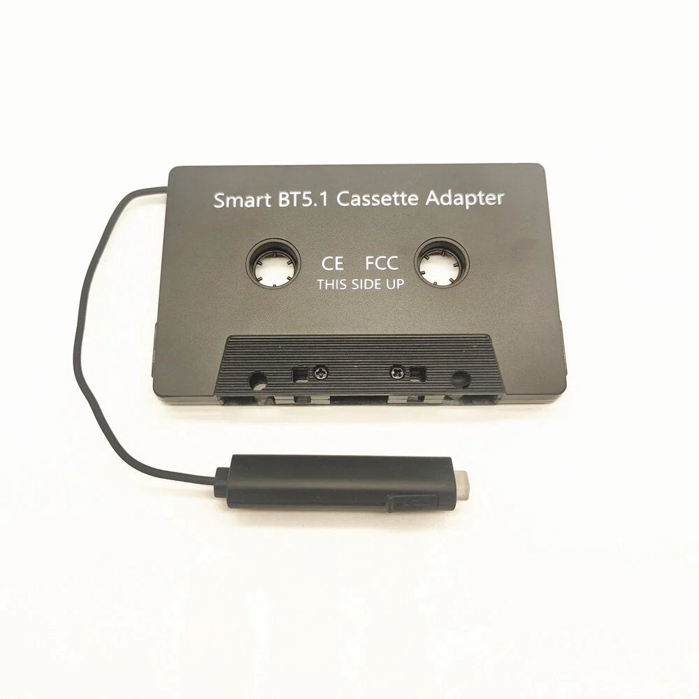 Bluetooth 5.1 Cassette Converter for Car Stereo Audio Adapter