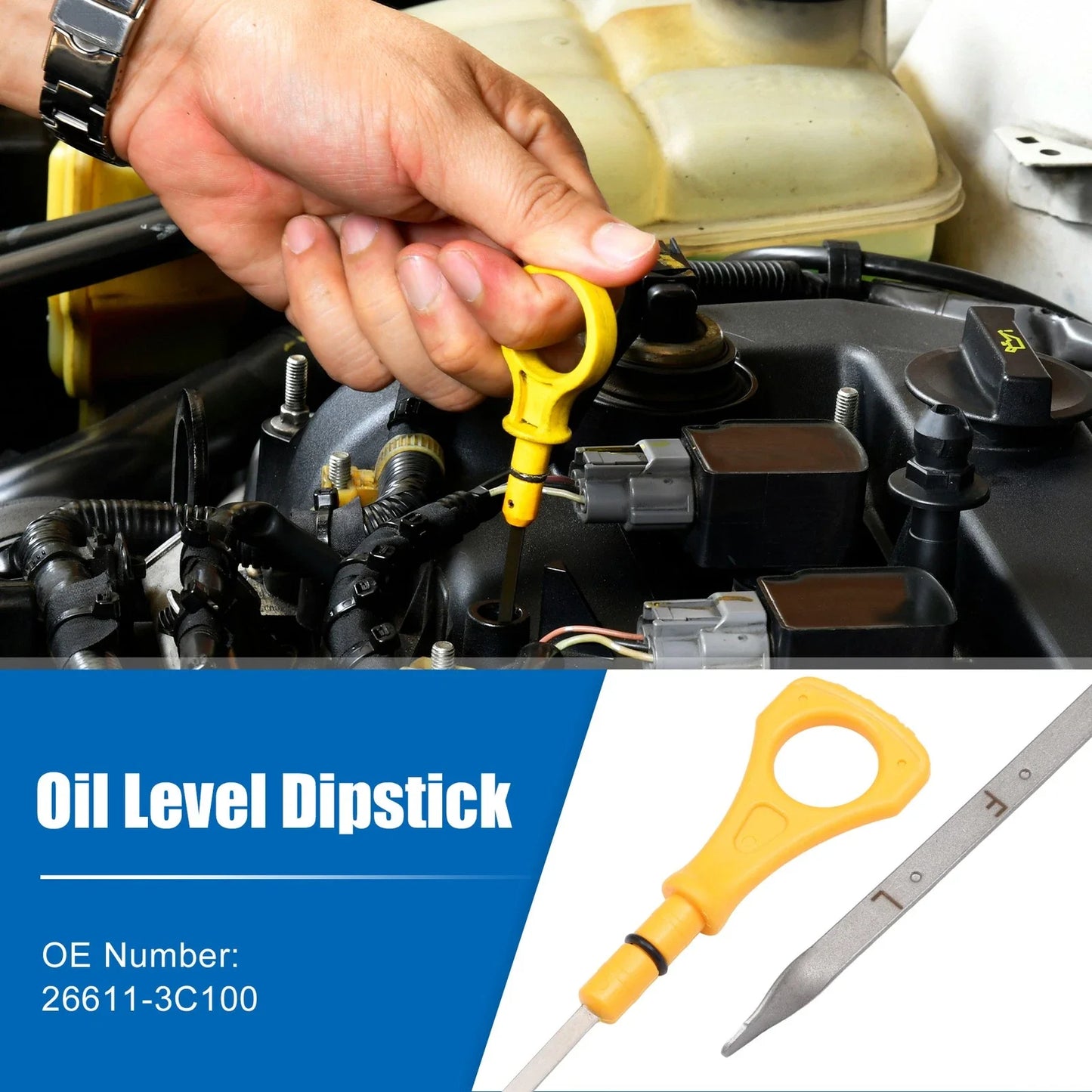 Engine Oil Level Indicator Dipstick for Hyundai Sonata (2011-2019)