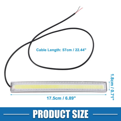 Set of 2 Daytime Running Light Bar COB for Car
