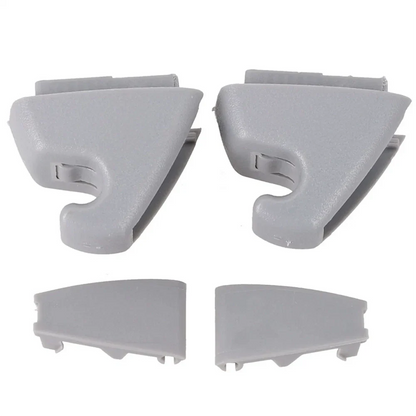 Gray Sun Visor Hook Clips for Chevrolet Cruze, Spark, Buick Verano (2011-2016)
