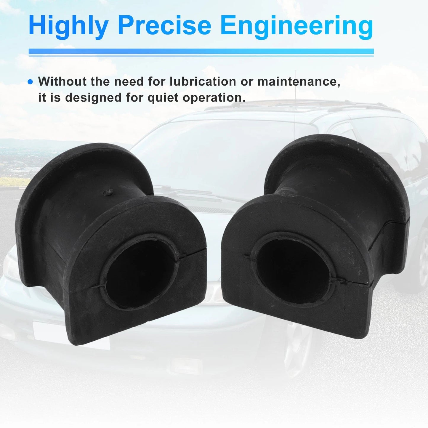 Stabilizer Sway Bar Bushing Kit for Dodge Dakota (1991–1996) No.K3171 Rubber