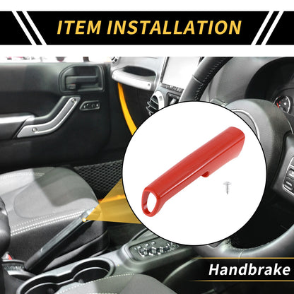 Parking Handbrake Cover Trim for Jeep Wrangler JK JKU (2011–2017) Red