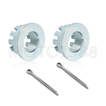 Set of 4 Rear Axle Nuts with Pins for Honda Recon TRX250 (1997–2009)