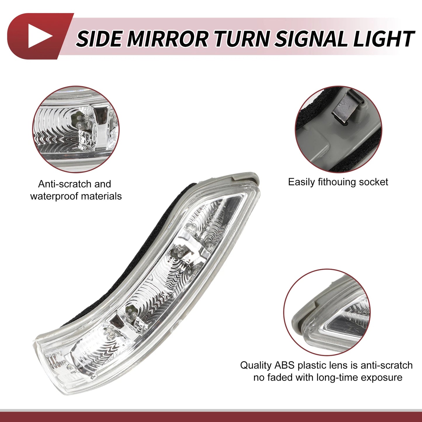 LED Turn Signal Light for Hyundai Azera (2006–2010) Right No. 876143L000