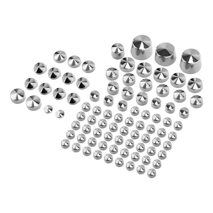 Chrome Bolt Caps for Harley Davidson Softail Twin Cam (1984-2006)