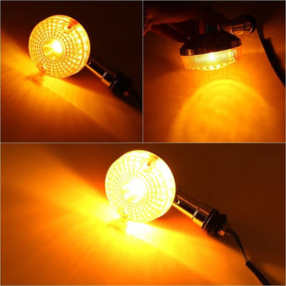 Amber Turn Signal Indicator Light for Universal Scooter 12V