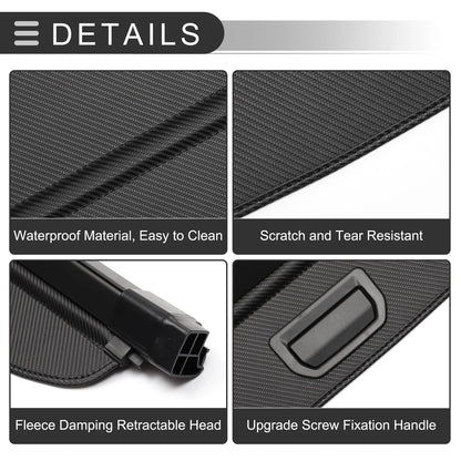 Cargo Cover for BMW X5 Trunk Parcel Shelf Carbon Fiber Black