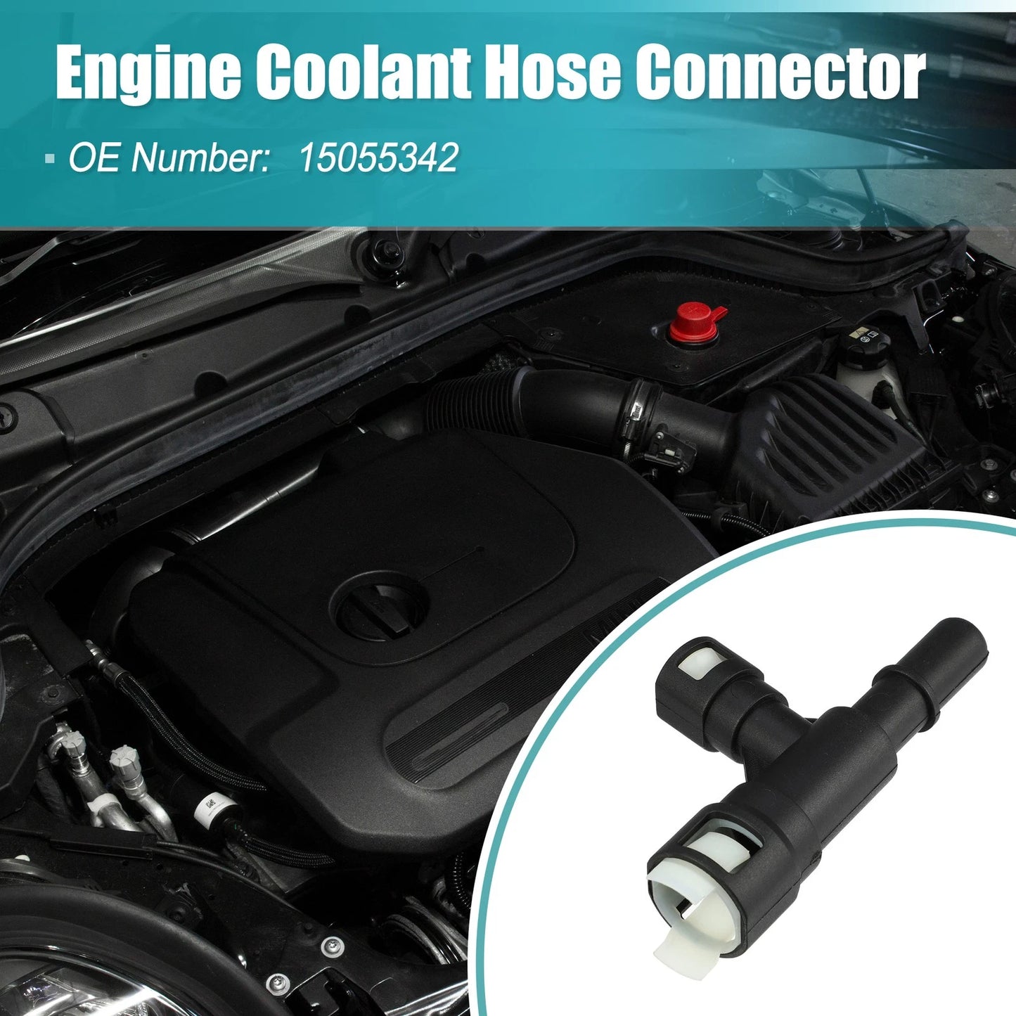 Engine Coolant Hose Connector No. 15055342 for Chevrolet Suburban 1500 (2000–2014)