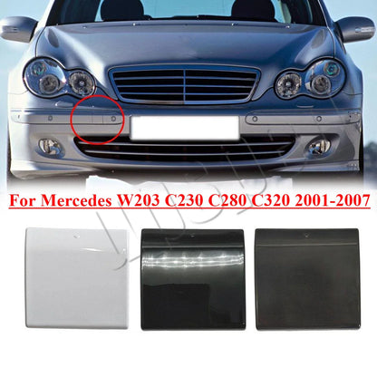 Front Bumper Tow Hook Eye Cover Cap for Mercedes W203 (2001–2007)