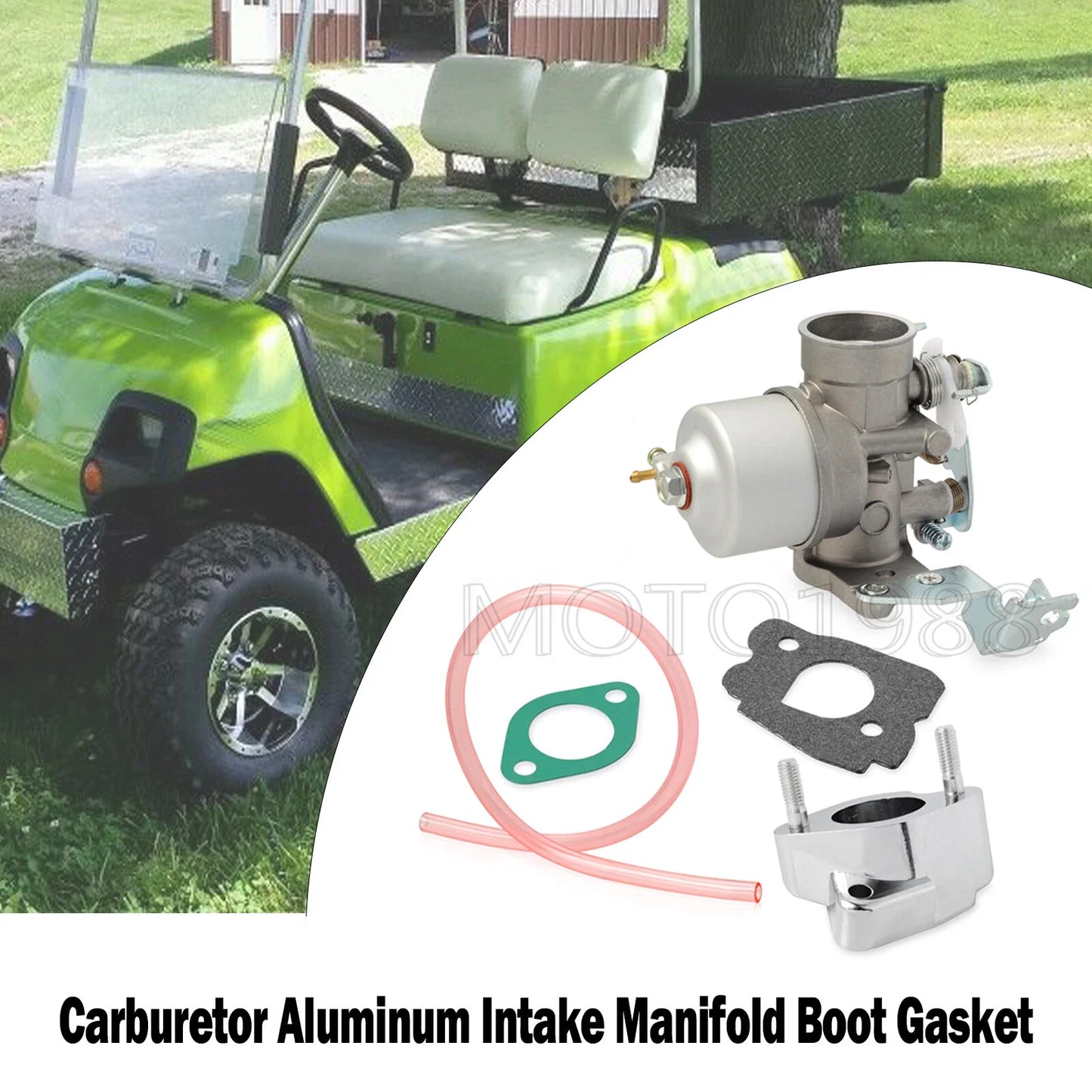 Carburetor Intake Manifold Boot Gasket for YAMAHA Golf Cart G2A (1985–1988)