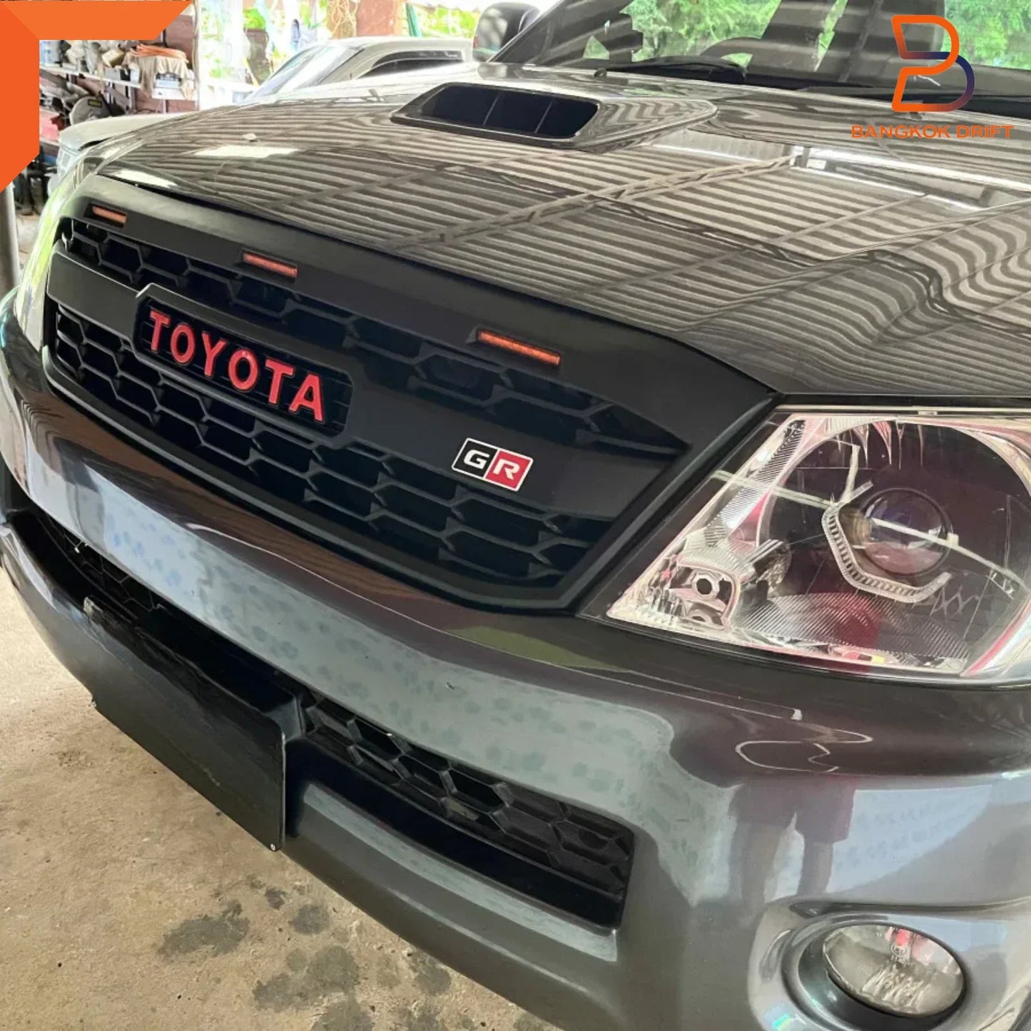 GR Sport LED Front Grille Assembly for Toyota Hilux Ute Vigo (2008-2011)