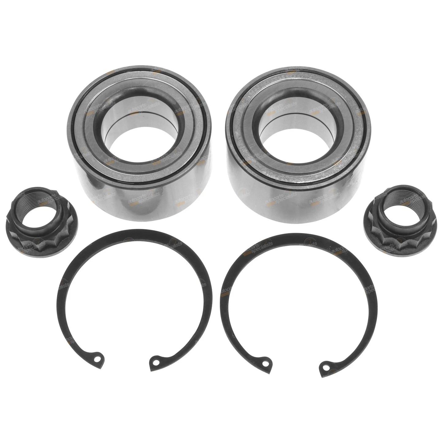 2 Front Wheel Bearing Kits for Toyota Prius C (2012–2017)