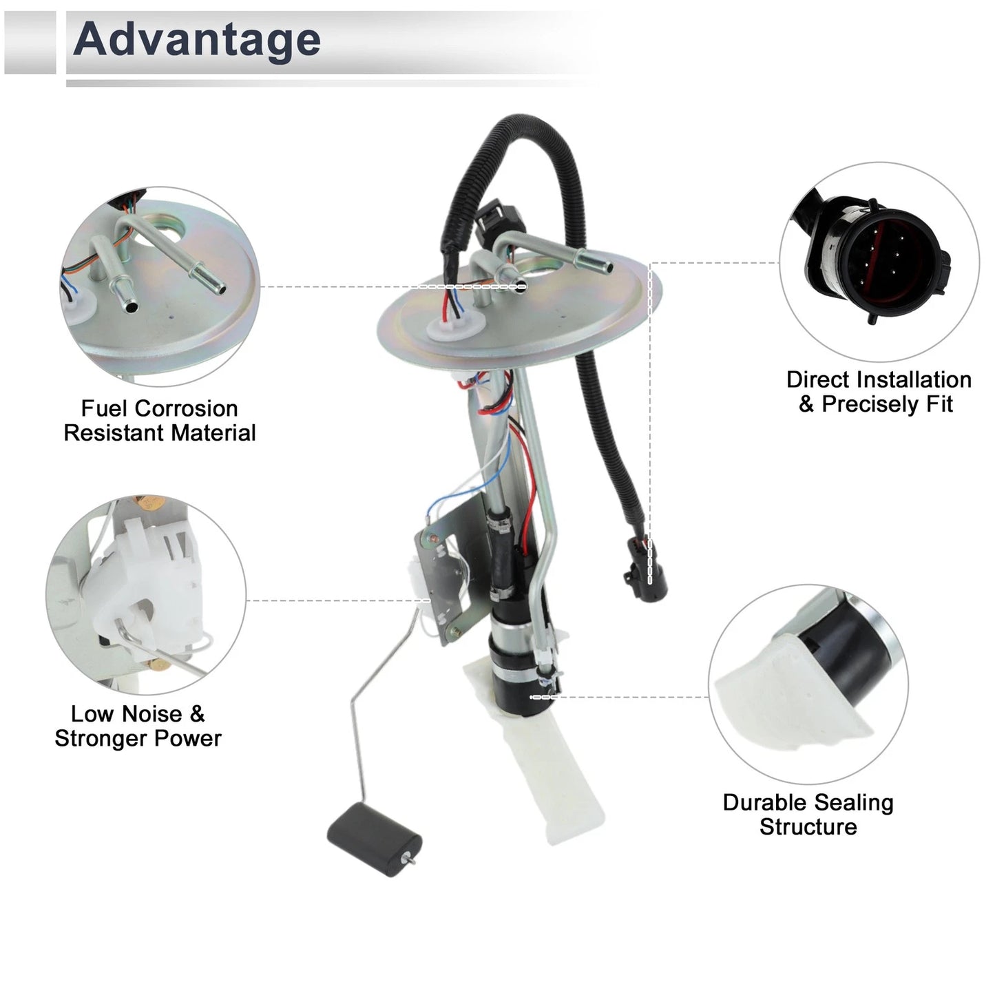 Electric Fuel Pump Assembly for Ford Expedition (1997–1998) No.F75Z-9A407F4