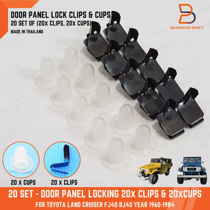 Door Panel Clips for Toyota Land Cruiser FJ40 FJ45 BJ40 BJ45 HJ40 FJ55 (1960-1984)