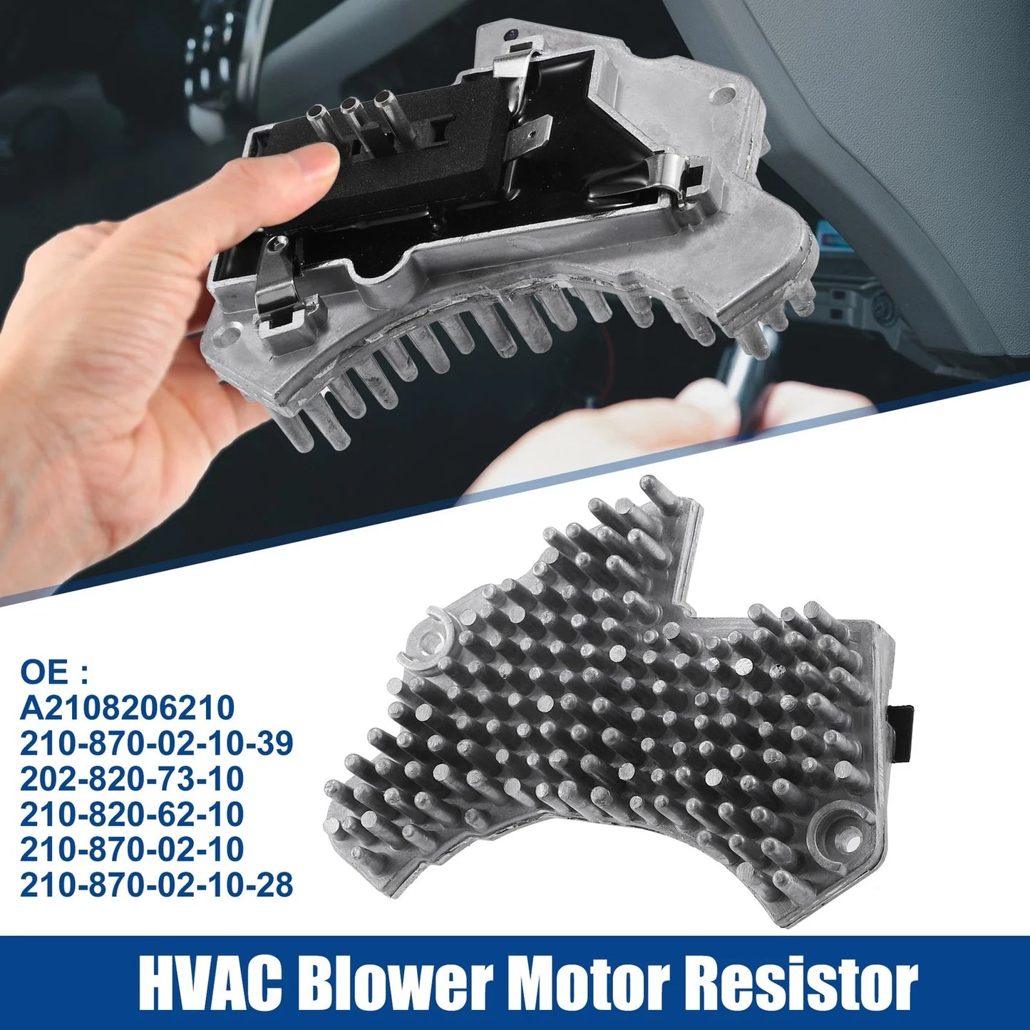 HVAC Blower Motor Resistor for Mercedes-Benz C 220 Base 2.2L L4 Gas (1996)