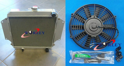 Aluminum Radiator with 12" Fan for Suzuki Sierra (1981–1998)