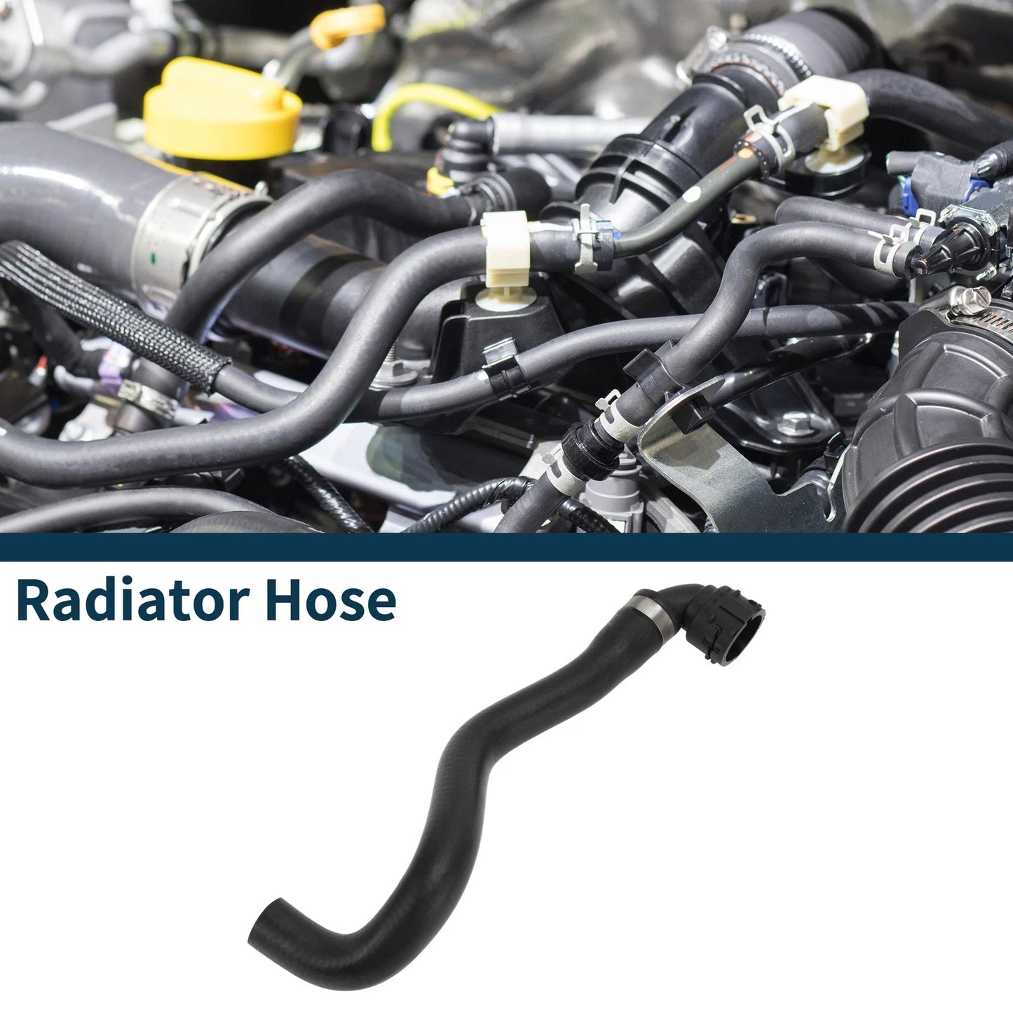 Radiator Hose Heater Hose for BMW X5 (2003–2006) No. 64216918912 Black